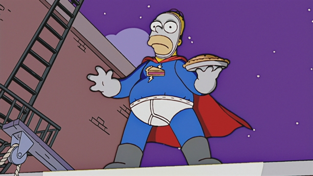 Image result for pie man simpsons