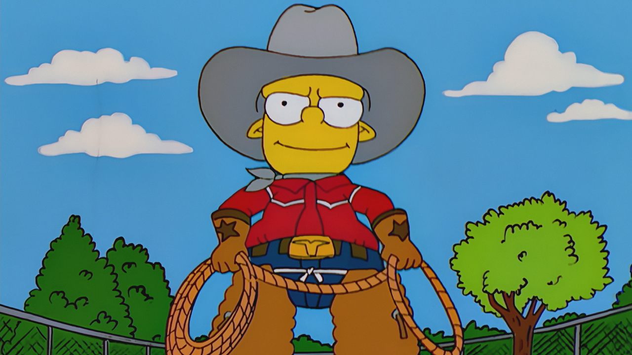 Image result for simpsons cowboy